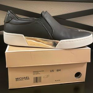 Michael Kors Brenden slip on leather sneakers